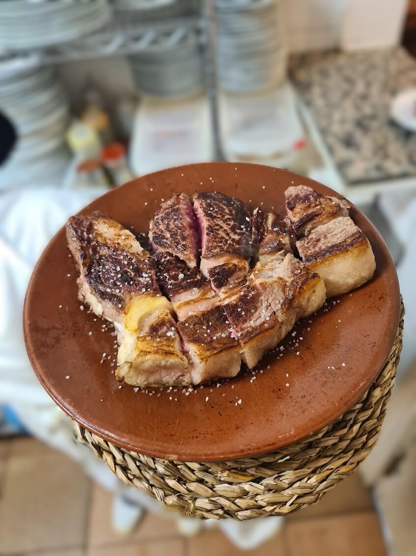 Chuletón de ternera a la brasa
